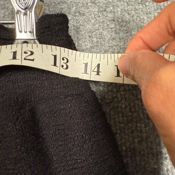 OZAI N KU Womens Sz Medium Soft Sweatpants Black Drawstring Waist Flared Pull On - Picture 9 of 9